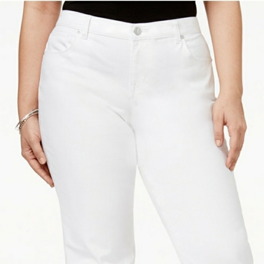 Style & Co. Women's White Ankle Jeans